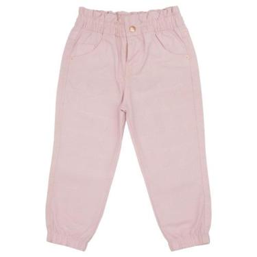 Imagem de Calça Infantil Look Jeans Clochard Rosa, P