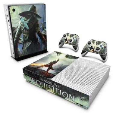 Imagem de Adesivo Compatível Xbox One S Slim Skin  - Dragon Age Inquisition - Po