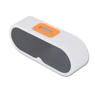 Imagem de Alto-falante Bluetooth Wireless Strong Bass Mini Portátil 2 Trompas Som Surround Estéreo, Branco