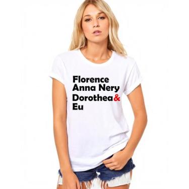 Imagem de Camiseta Baby-look ou Bata enfermagem Florence Nigthingale Anna Nery D