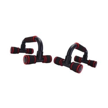 Imagem de predolo Alças para flexão Alças para flexão Parallettes Fitness Mini Bombas para calistenia, Vermelho