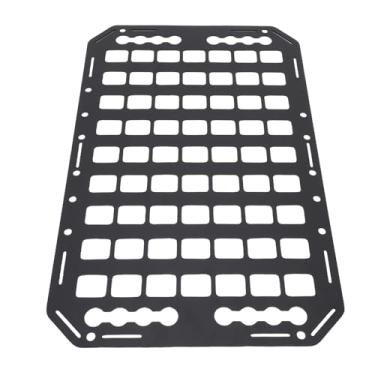 Imagem de RiToEasysports Painel Molle, Organizador de Armazenamento de Cama de Caminhão de Liga de Alumínio para Carro SUV RV, Solução Otimizada de Pista Em L 483x311mm