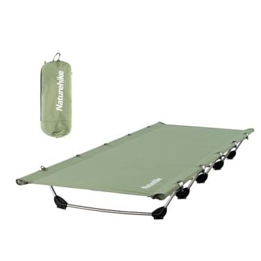 Imagem de Naturehike Berço de acampamento, ultraleve e dobrável, fácil de configurar de 60 segundos, suporta 150 kg, cama de acampamento portátil para adultos, caminhadas, viagens e casa