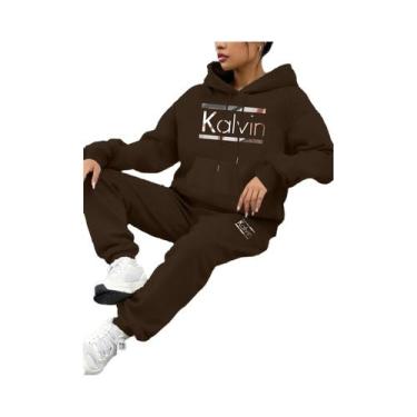 Imagem de Conjunto Esportivo Casual De Moda Hip-Hop Para Mulheres Outono Inverno