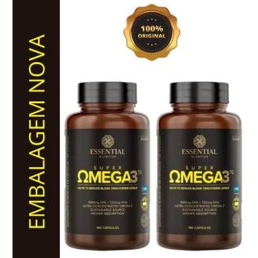 Imagem de Kit 2 Unidades Super Ômega 3 TG 1000mg 180 Cápsulas Softgel Suplemento