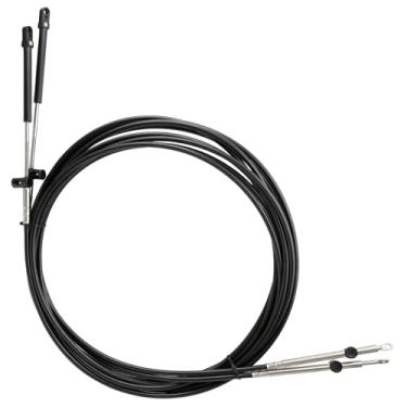 Imagem de ECOMARK Cabos de acelerador e câmbio de barco de 4,7 m apto para Mercury MerCruiser Mariner Force, motores de popa motores marítimos 600A Gen I Cabo de controle remoto substitui CC17918 2 peças