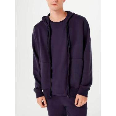 Imagem de Jaqueta Moletom Hering 04RJ Masculina Capuz Algodão T. P/XXG, XXG, Ax7