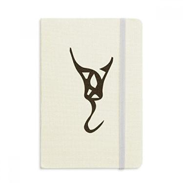 Imagem de Caderno de anotações de osso com sobrenome chinês Wan oficial de tecido rígido diário clássico