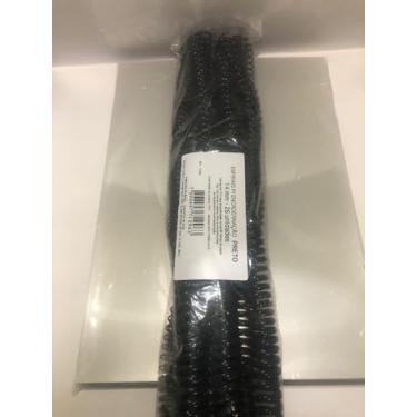 Imagem de Kit p/Encadernação A4 25 CAPA TRANSPARENTE LINE + 25 CAPA PRETO COURO + 25 ESPIRAIS 14 mm PRETO