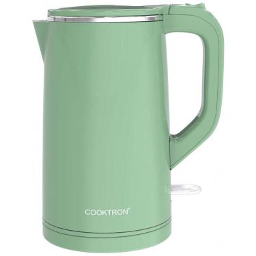Imagem de Chaleira Elétrica 1.7L com Desligamento Automático e Proteção de Fervura, 1500W, 110v, COOKTRON, Verde
