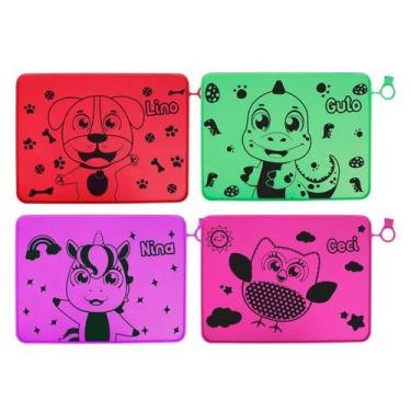 Imagem de Descanso de Prato Americano Infantil Silicone Antiderrapante - Arts, C