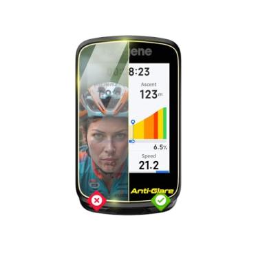 Imagem de IPG Anti-reflexo feito para Magene C606 Smart Navigation GPS Bike Computer 2,8 polegadas, tela sensível ao toque, acabamento fosco, película protetora, perfeita para uso externo para MageneC606