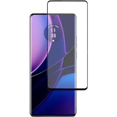 Imagem de Película Premium 9D Cerâmica Para Moto Edge 40 De 6,55 Polegadas - (Bluepink)