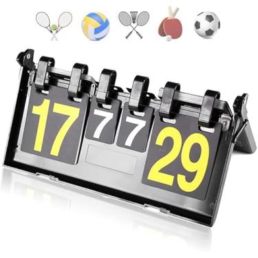 Imagem de Placar Dobrável Multifuncional, Placar Volei, Placar, Dispositivo Portátil de Pontuação, Dispositivo de Pontuação, Adequado para Basquete, Painel de Avaliação Portátil, Futebol, Vôlei, Tênis de Mesa