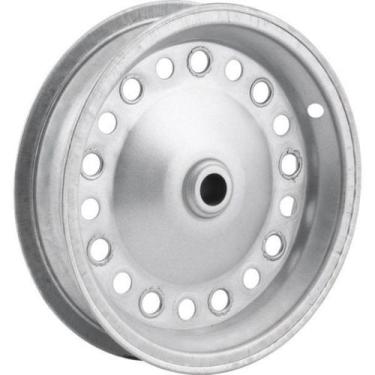 Imagem de Aro Metálico 3,25x8 Com Bucha Eixo 19mm Para Carrinho De Mão - Nove54