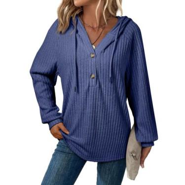 Imagem de Suéteres SHEWIN Fashion, moletom grande e moderno para mulheres