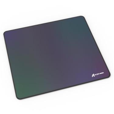 Imagem de Mouse pad para jogos Attack Shark CM03 com revestimento de filme arco-íris, ultramacio, resistente à água, base de borracha antiderrapante, amortecimento de 4 mm de espessura para esportes eletrônicos