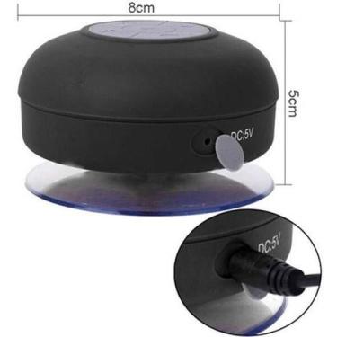 Imagem de Caixa De Som Bluetooth Prova D' Água Banheiro Bts06 - Ello