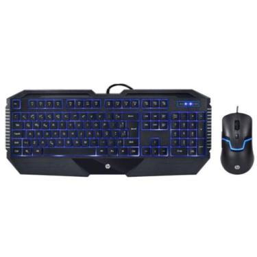 Imagem de Kit Teclado e Mouse Usb Gamer Hp Gk1100 com Led - A.R Variedades MT