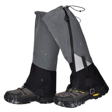 Imagem de Polainas de caça impermeáveis, polainas para botas de neve | Polainas de sapato para homens e mulheres | Jacarés ajustáveis ​​respiráveis ​​da bota para Backpacking e escalada exterior