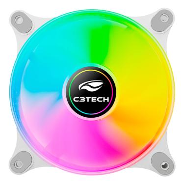 Imagem de Cooler Fan C3TECH, ARGB 120mm, Branco- F9-L170WH