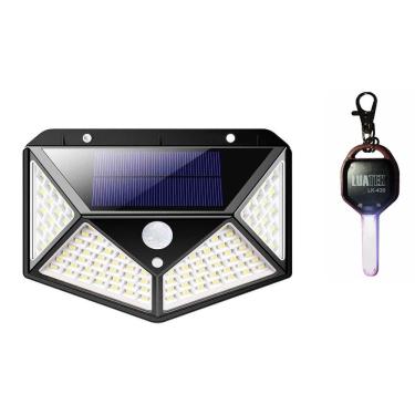 Imagem de Luminária Solar Externa Arandela super 100 Leds Prova D'água