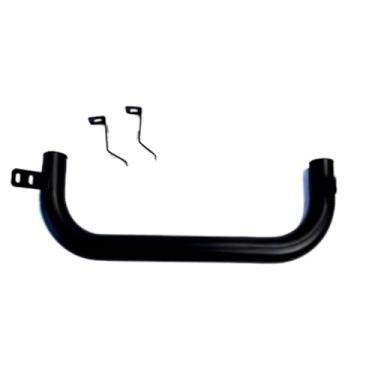 Imagem de Carro Bull Bar Pára-choques dianteiro sem guincho Auto Tubo dianteiro Centro Pára-choques compatível para Suzuki Jimny Sierra JB64 JB74 2019 2020 2021 2022 2023(Rear Black)