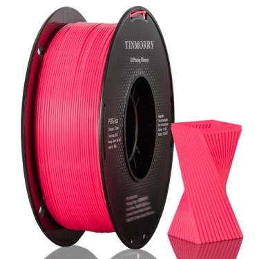 Imagem de Filamento de impressora 3D TINMORRY PETG 1,75 mm 1 kg rosa fluorescent