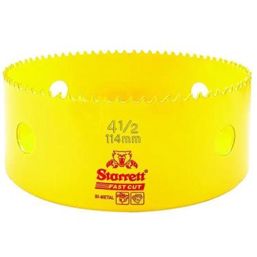 Imagem de Serra Copo Bi-Metal 114mm 4.1/2" Fast Cut Starrett FCH0412-G