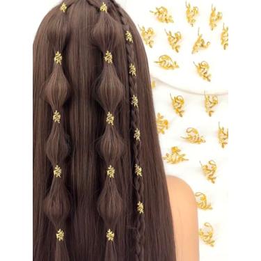 Imagem de Alfinetes de cabelo vintage em forma de folha de videira para mulheres Dreadlocks