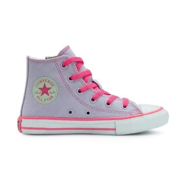 Imagem de Tênis All Star Cano Alto Side Zip Canvas Infantil Ck1250-Feminino