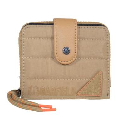 Imagem de Carteira Garfield Tactel Nylon Pequena Original GF2891, Bege