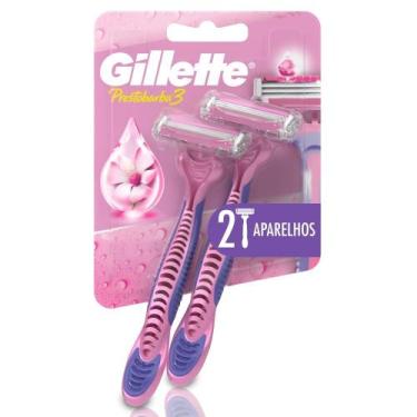 Imagem de Aparelho de Depilação Gillette Prestobarba3 Descartável 2 Unidades