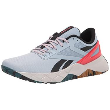 Imagem de Reebok Tênis masculino Nanoflex Cross Trainer, Cinza/preto/cereja neon, 42