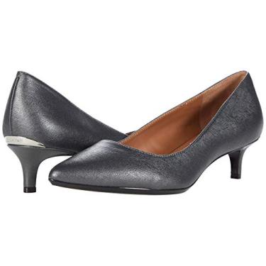 Imagem de Calvin Klein Sapato feminino Gabrianna, couro estanho, 34, Estanho 050, 34