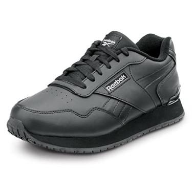 Imagem de Reebok Work Harman, Men's, Black, Retro Jogger Style, Slip-Resistant, EH, Soft Toe Work Shoe (11.5 M)