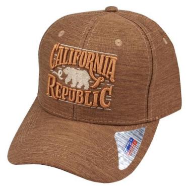 Imagem de Boné Aba Curva Classic Hats Twill Califórnia Republic Marrom