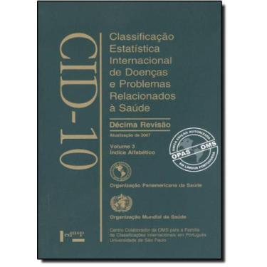 Imagem de Cid-10 Vol. 3: Classificação Estatística Internacional De Doenças - Ed