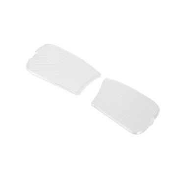 Imagem de Hihaha Par de painel de porta cortesia capa de lente de luz frontal do motorista capa de lâmpada interior transparente para Ford F-150 1997-2003 F-250 Lobo transparente F65Z-13731-AA material durável