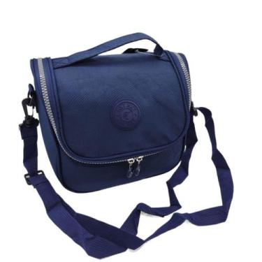 Imagem de Bolsa Térmica Marmita Lancheira Viagem - NoBrand, Azul Escuro