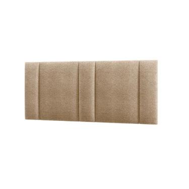 Imagem de Cabeceira Queen Estofada Com Led Boucle Bege