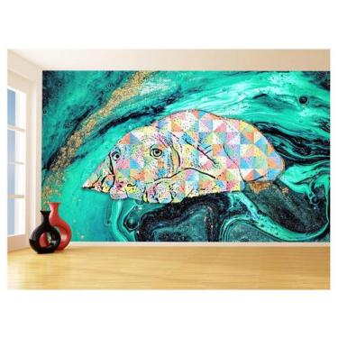 Imagem de Papel De Parede 3D Animais Pop Art Cachorro Pet 3,5M Pxa219 - Você Dec