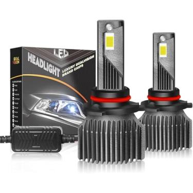 Imagem de Lâmpadas De Farol Led 200w 80000 Lumens Kit De Conversão De Faróis Led Super Brilhantes 6000k Branco Frio Ip68 Impermeável Pacote De 2