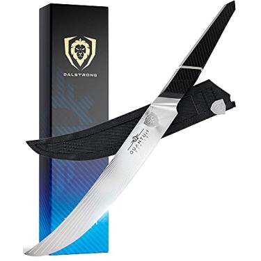 Imagem de Dalstrong Butcher & Breaking Knife - 10" - Quantum 1 série - American Forged BD1N-VX Hyper Steel - Carbon Fibre G10 Hybrid Handle - Leather Sheath