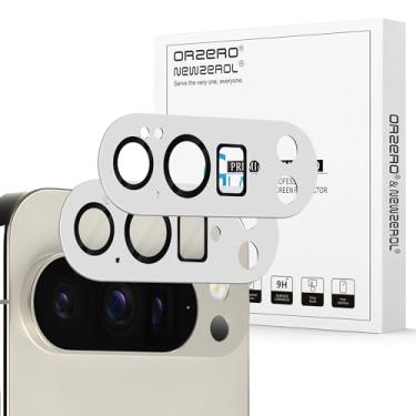 Imagem de Orzero (Pacote com 2) Protetor de lente de câmera compatível com Google Pixel 10 Pro (não para modelo XL/Fold), Protector de Cámera Premium Metal e Vidro Recortes de Câmera Precisos Antiarranhões