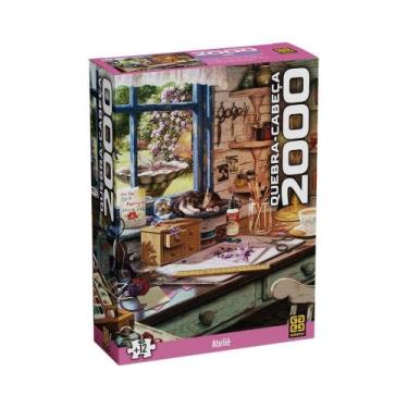 Imagem de Quebra-cabeça 2000 peças Ateliê Grow - 04924