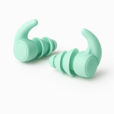 Imagem de Tampão De Ouvido Ronco Protetor Auricular Dormir Estudar Proteção Auricular Abafador De Ouvido (Verde, Protetor de Ouvido Antirruído)
