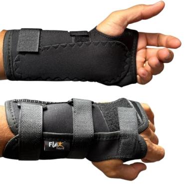 Imagem de Imobilizador de Punho c/Tala I Protetor de Pulso I lesão tendinite órtese I direita esquerda (bilateral) (1, P)
