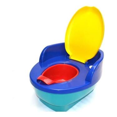 Imagem de Troninho Musical Infantil 3 Em 1 Colorido Penico Degrau Love