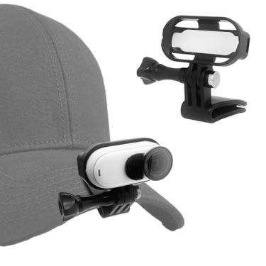 Imagem de Sruim Clipe de boné de beisebol para Insta360 GO 3/GO 3s, suporte ajustável para boné de beisebol para Insta 360 GO 3S moldura magnética clipe de chapéu de liberação rápida (moldura horizontal)